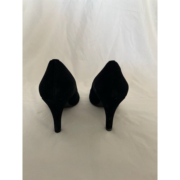 NEW Tahari  Women's  Mid Heels Velvet Black  Round Toe Size 8 M - Picture 5 of 14
